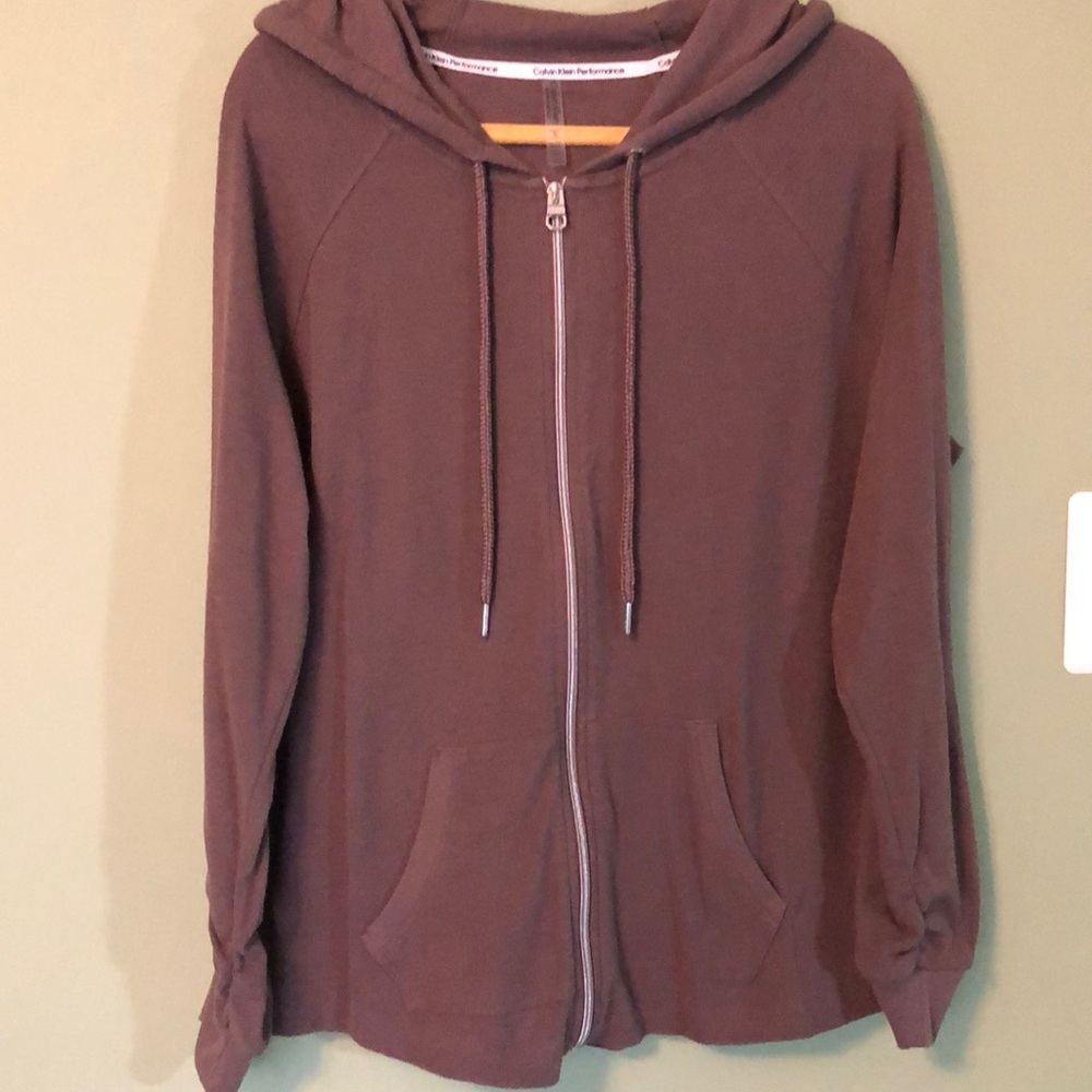 Calvin Klein Performance Brown hoodie
